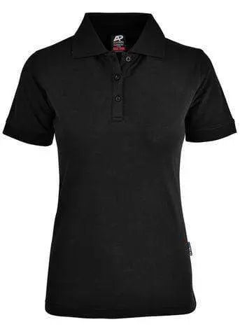 Aussie Pacific Ladies' Claremont Polo Shirt 2315 Casual Wear Aussie Pacific Black 6